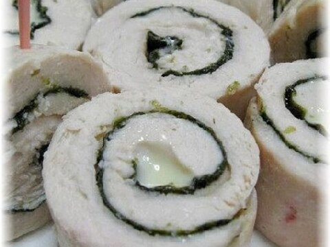 レンジで簡単 鳥ささ身のチーズ海苔巻き レシピ 作り方 By はなまる子 楽天レシピ